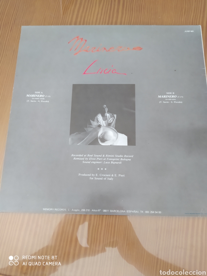 Discos de vinilo: Disco vinilo maxi LUCIA - Foto 2