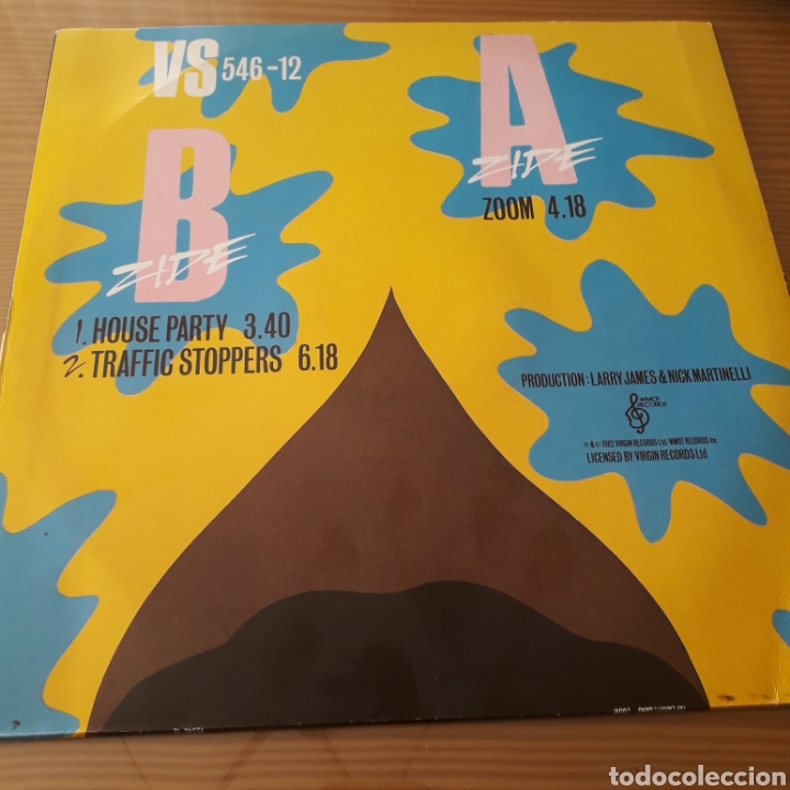 Discos de vinilo: Disco de Vinilo (Maxi) Fat Larrys Band &rdquo;Zoom&rdquo; - Foto 2