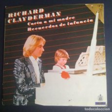 Discos de vinilo: LP - RICHARD CLAYDERMAN. CARTA A MI MADRE. RECUERDOS DE INFANCIA