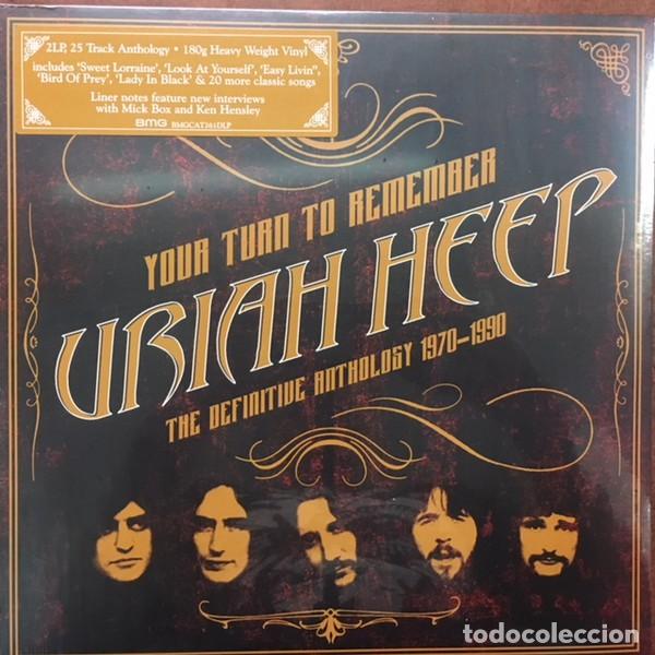 Discos de vinilo: URIAH HEEP YOU TURN TO REMEMBER 2 LPs - Foto 1