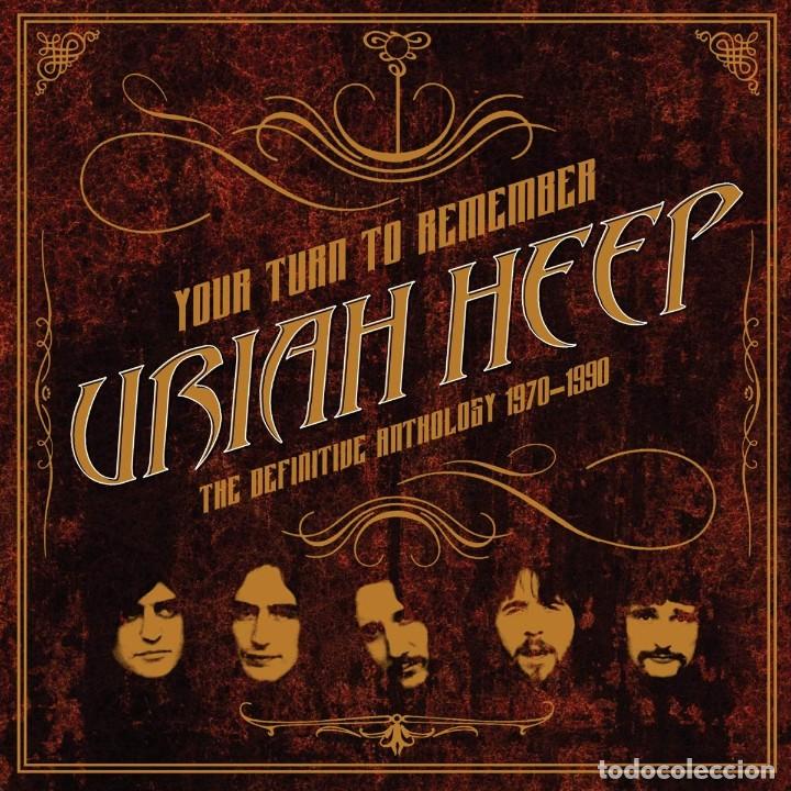 Discos de vinilo: URIAH HEEP YOU TURN TO REMEMBER 2 LPs - Foto 6