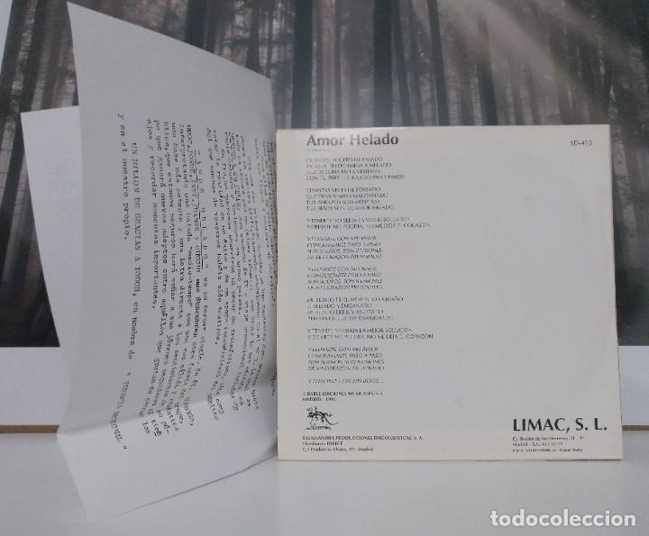Discos de vinilo: TERAPIA NACIONAL -Amor Helado [[Incluye CARTA DE PRESENTACIÓN DISCOGRÁFICA]] MAXI 7” 45rpm (1991) - Foto 2 - 207897158