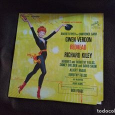 Discos de vinilo: GWEN VERDON, RICHARD KILEY - REDHEAD (AN ORIGINAL CAST ) (US BOB FOSSE RCA STEREO. Lote 207986791