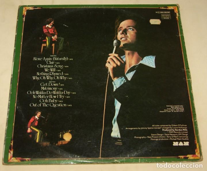 Discos de vinilo: GILBERT OSULLIVAN - SUS GRANDES EXITOS - MAM - EMI ODEON 1976 - GATEFOLD - Foto 3