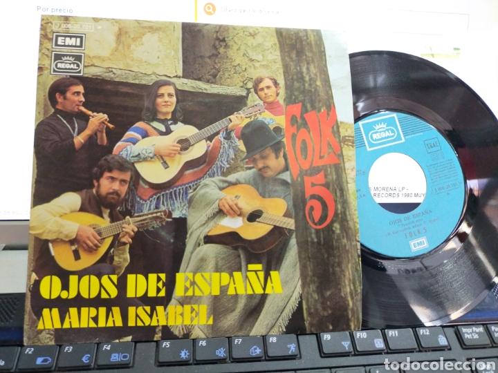 Discos de vinilo: Folk 15 single ojos de Espa&ntilde;a 1971 - Foto 1
