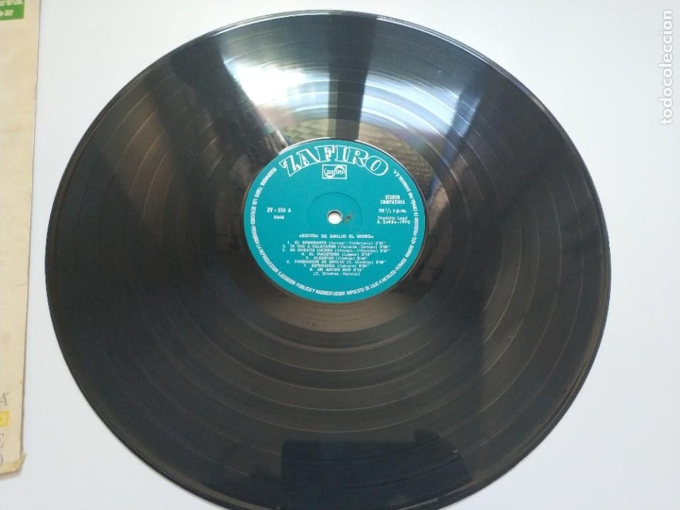 Discos de vinilo: EXITOS DE EMILIO EL MORO. ZAFIRO 1970 - Foto 2