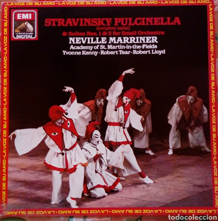 Discos de vinilo: Stravinsky. PULCINELLA. Marriner. EMI (1Lp) - Foto 1