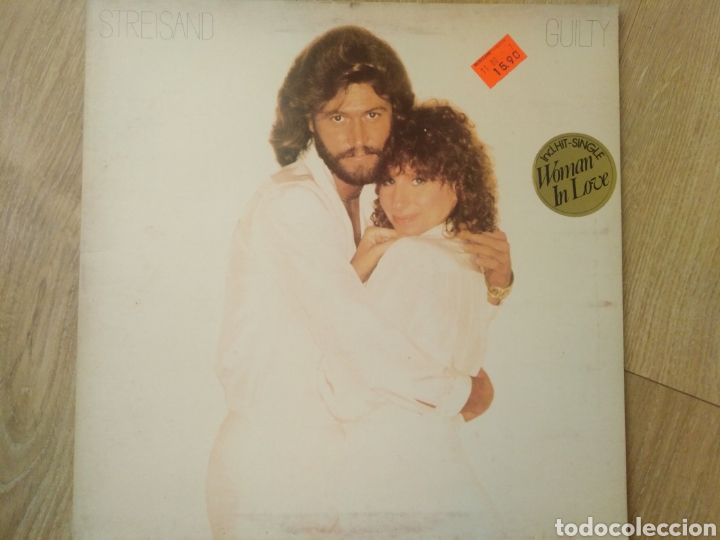 Discos de vinilo: BARBRA STREISAND-GUILTY-CONTIENE ENCARTE-PORTADA ABIERTA
