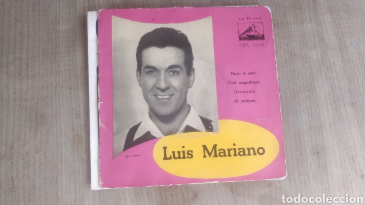 Discos de vinilo: Vinilo Luis mariano - Foto 1
