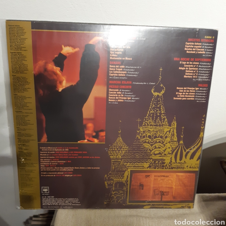 Discos de vinilo: Luis Cobos Capriccio Russo LP - Foto 2