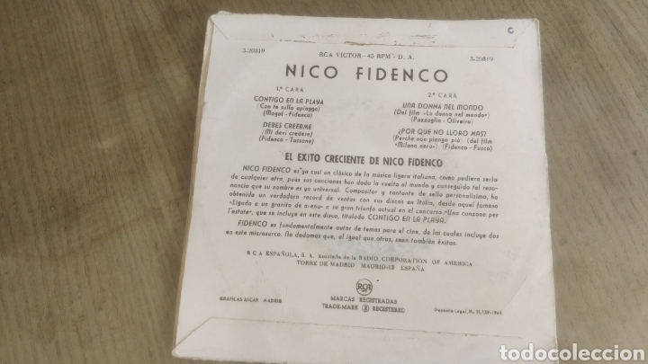 Discos de vinilo: Vinilo Nico fidelco - Foto 2