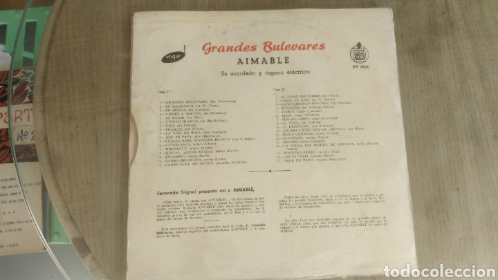 Discos de vinilo: Vinilo canciones bulevares. - Foto 2