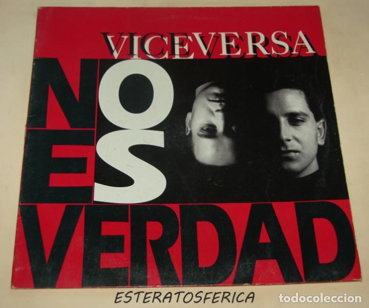 Discos de vinilo: VICEVERSA - NO ES VERDAD - MAX MUSIC 1992 - Foto 1