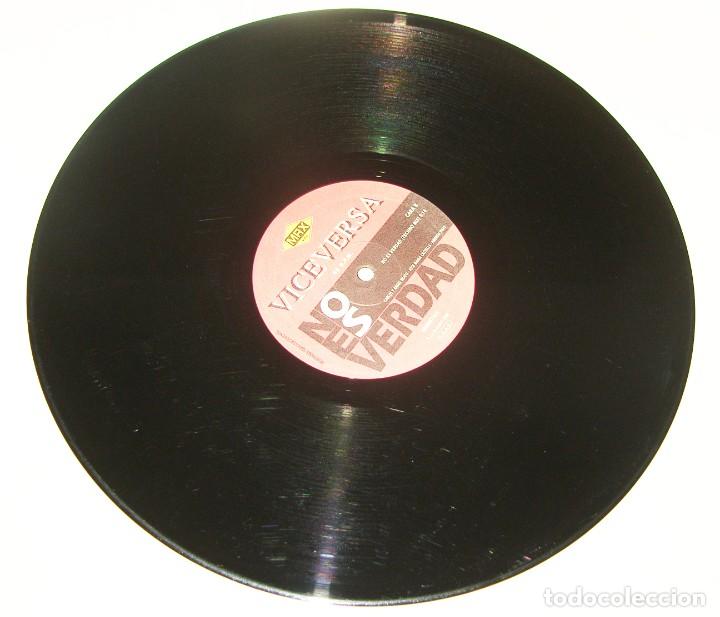 Discos de vinilo: VICEVERSA - NO ES VERDAD - MAX MUSIC 1992 - Foto 4