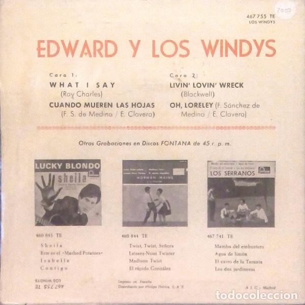 Discos de vinilo: What I Say - Edward Y Los Windys - Foto 2