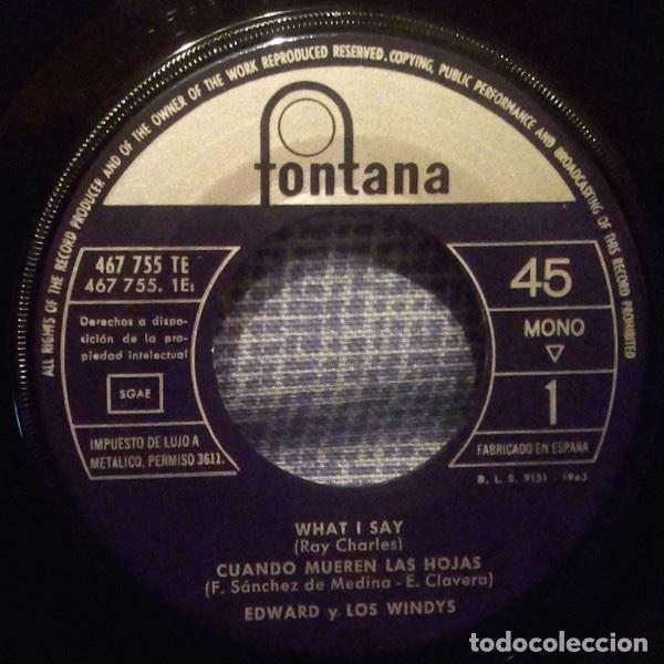 Discos de vinilo: What I Say - Edward Y Los Windys - Foto 3