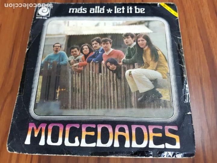 Discos de vinilo: Mocedades - M&aacute;s all&aacute; / Let it be - Single 1970 - Foto 1