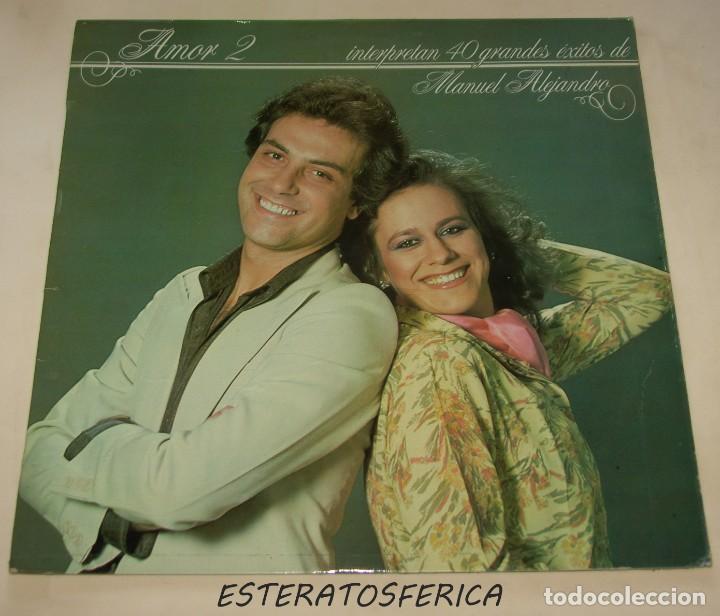 Discos de vinilo: AMOR 2 - 40 EXITOS DE MANUEL ALEJANDRO - RCA 1981 - Foto 1