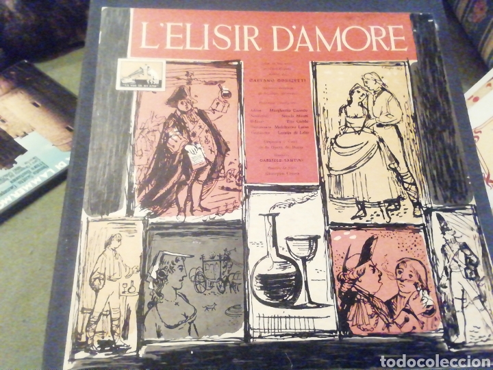 Discos de vinilo: Lelisir damore. Gabriel Santini. vinilo. - Foto 1