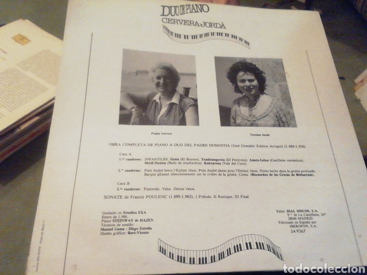 Discos de vinilo: Donostia Poulenc. vinilo - Foto 2