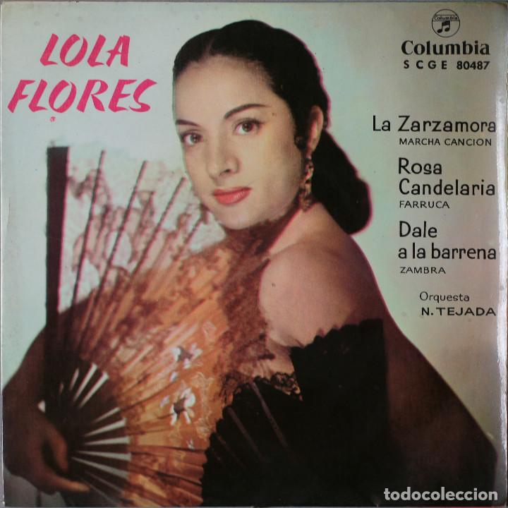 Discos de vinilo: LOLA FLORES// LA ZARZAMORA+3// EP// 1962// BELTER