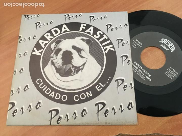 Discos de vinilo: KARDA FASTIK (CUIDADO CON EL PERRO) SINGLE (EPI18) - Foto 1