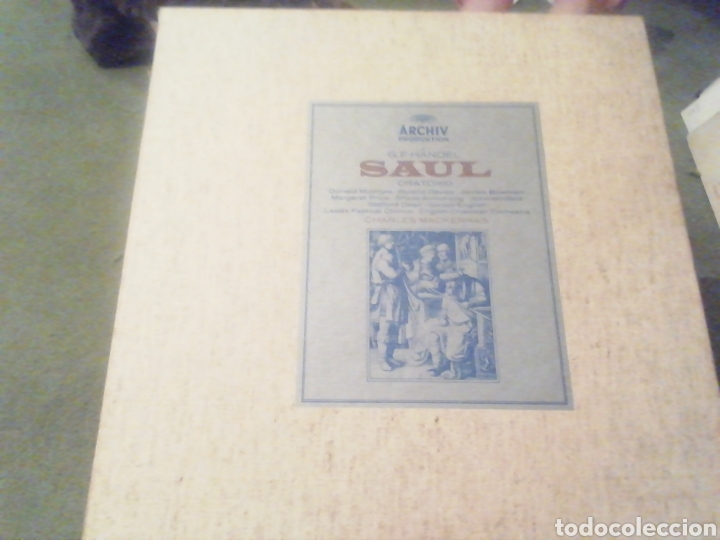Discos de vinilo: Saul. Handel. oratorio. vinilo. 3 LP - Foto 1
