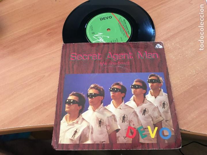 Discos de vinilo: DEVO (SECRET AGENT MAN) SINGLE 1979 (EPI18) - Foto 1