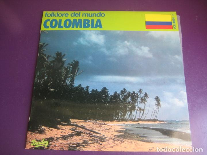 Disques de vinyle: FOLKLORE DEL MUNDO: COLOMBIA LP BARCLAY MOVIEPLAY 1981 - CUMBIA - CURRULAO - CHACOANO - VALLENATO