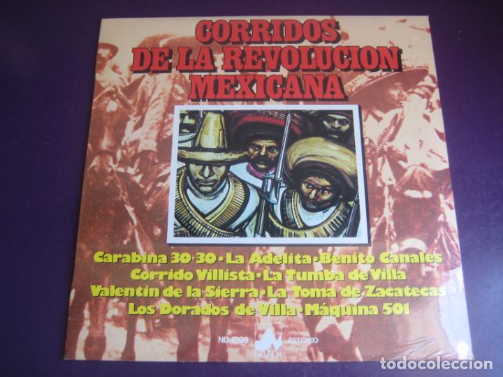 Vinyl records: CORRIDOS DE LA REVOLUCION LP NEVADA PRECINTADO 1977 - FOLK TRADICIONAL MEXICO -