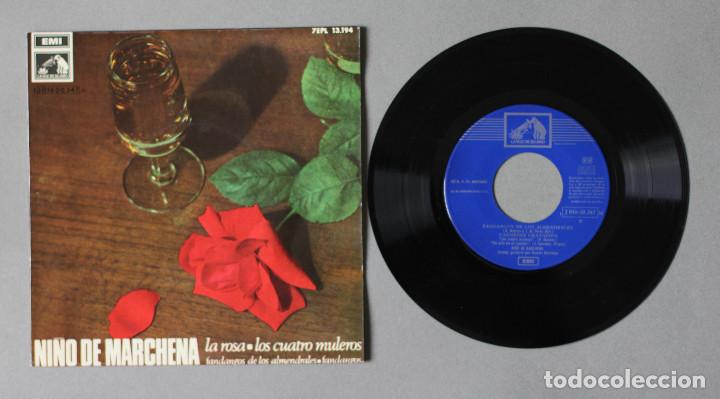 Discos de vinilo: NI&Ntilde;O DE MARCHENA// LA ROSA+3//EP// 1958// EMI - Foto 3