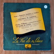 Discos de vinilo: EL SUEÑO DE OLWEN- CONCIERTO DE VARSOVIA - CHARLES WILLIAM Y ORQUESTA SINFONICA DE LONDRES 45 RPM
