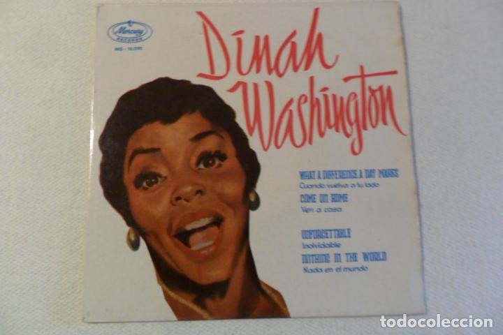 Discos de vinilo: dinah washington - What a difference a day makes + 3 EP 1959 - Foto 1