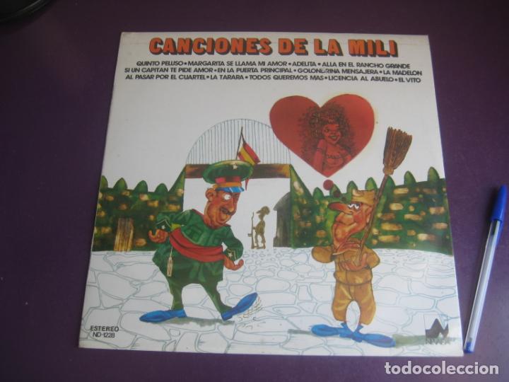 Dischi in vinile: CANCIONES DE LA MILI LP NEVADA PRECINTADO - QUINTO PELUSO - MARGARITA SE LLAMA MI AMOR - 13 TEMAS