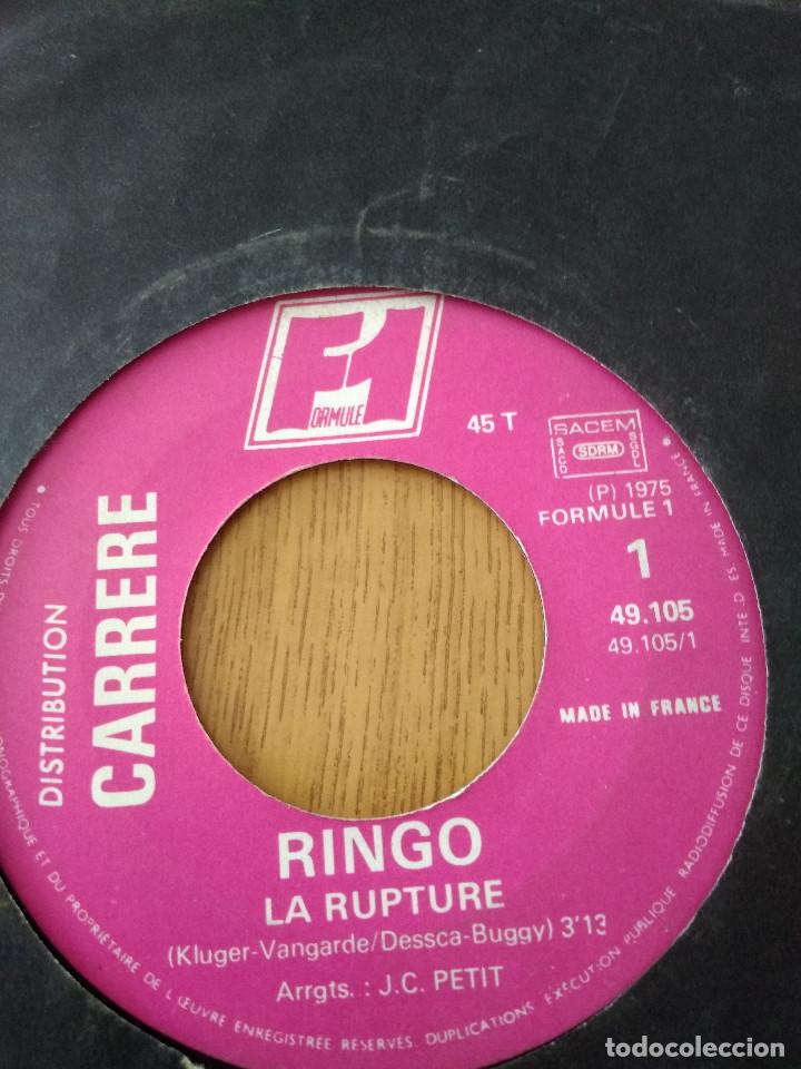 Discos de vinilo: RINGO / LA RUPTURE / NE FAIS PAS LA GUERRE A L&acute;AMOUR - Foto 2