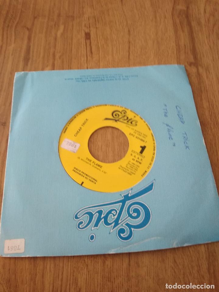 Discos de vinilo: CHEAP TRICK / THE FLAME DISCO PROMOCIONAL - Foto 1