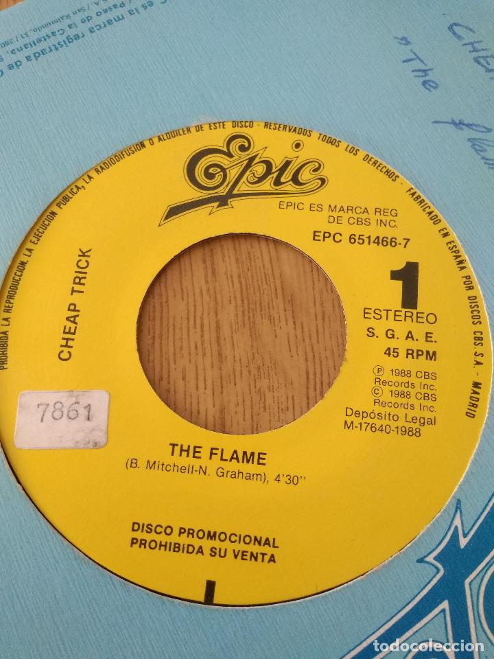 Discos de vinilo: CHEAP TRICK / THE FLAME DISCO PROMOCIONAL - Foto 2