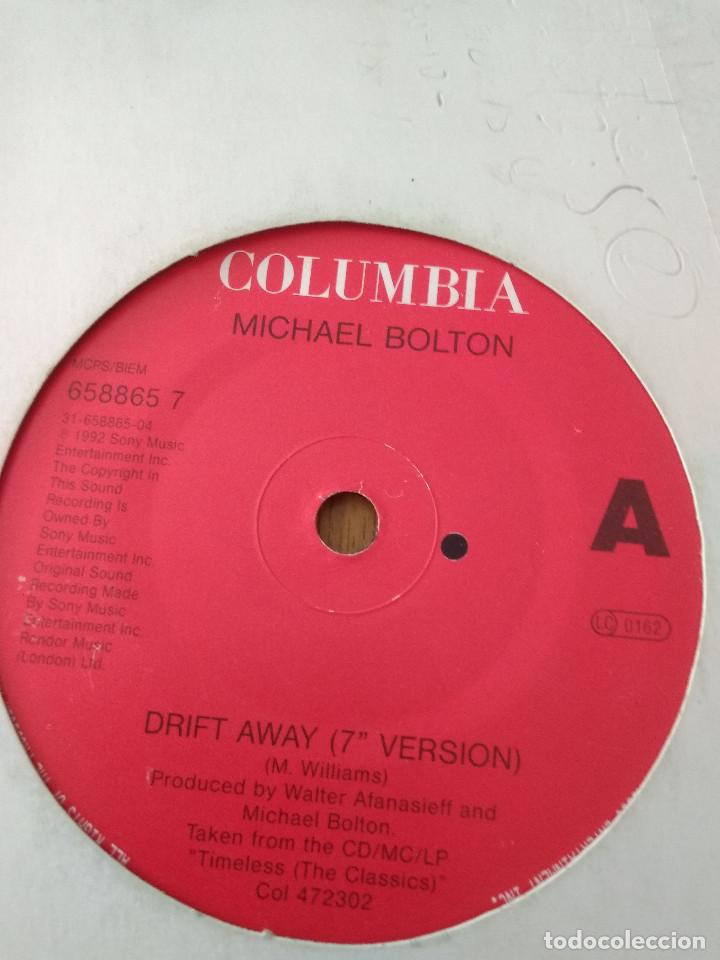 Discos de vinilo: MICHAEL BOLTON / DRIFT AWAY / CHRISTMAS - Foto 2