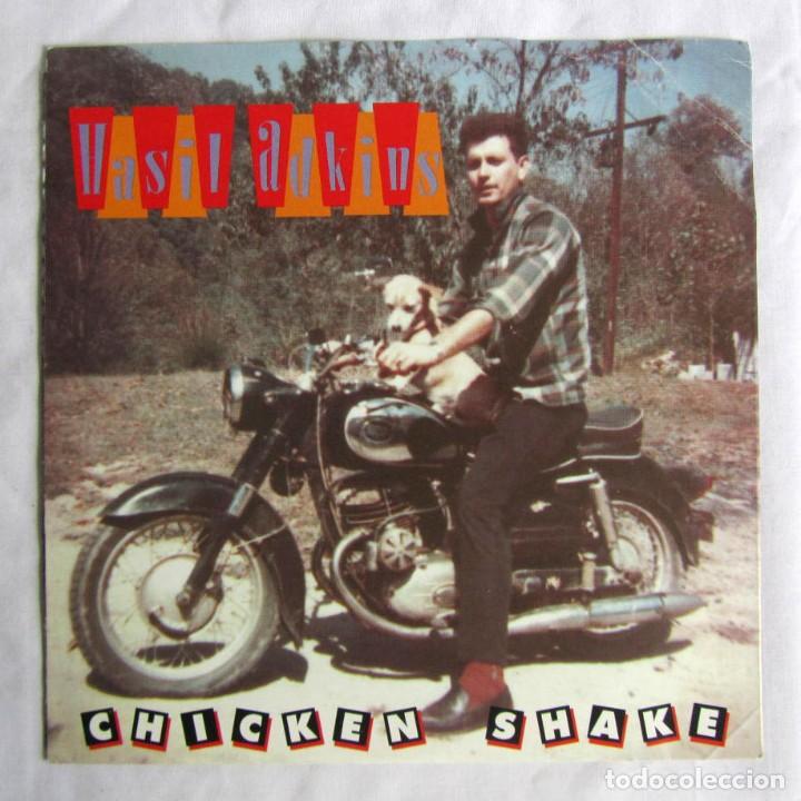 Discos de vinilo: Single vinilo Hasil Adkins, Chicken Shake 1991 - Foto 1