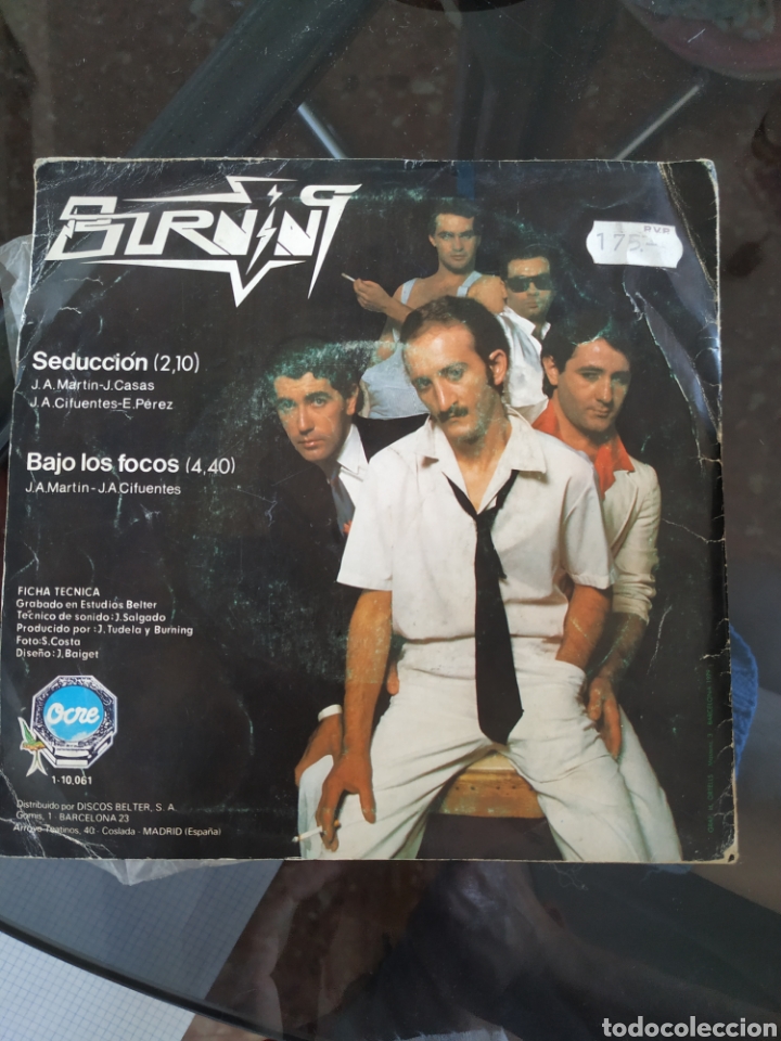 Discos de vinilo: 5 Singles Burning - Foto 3