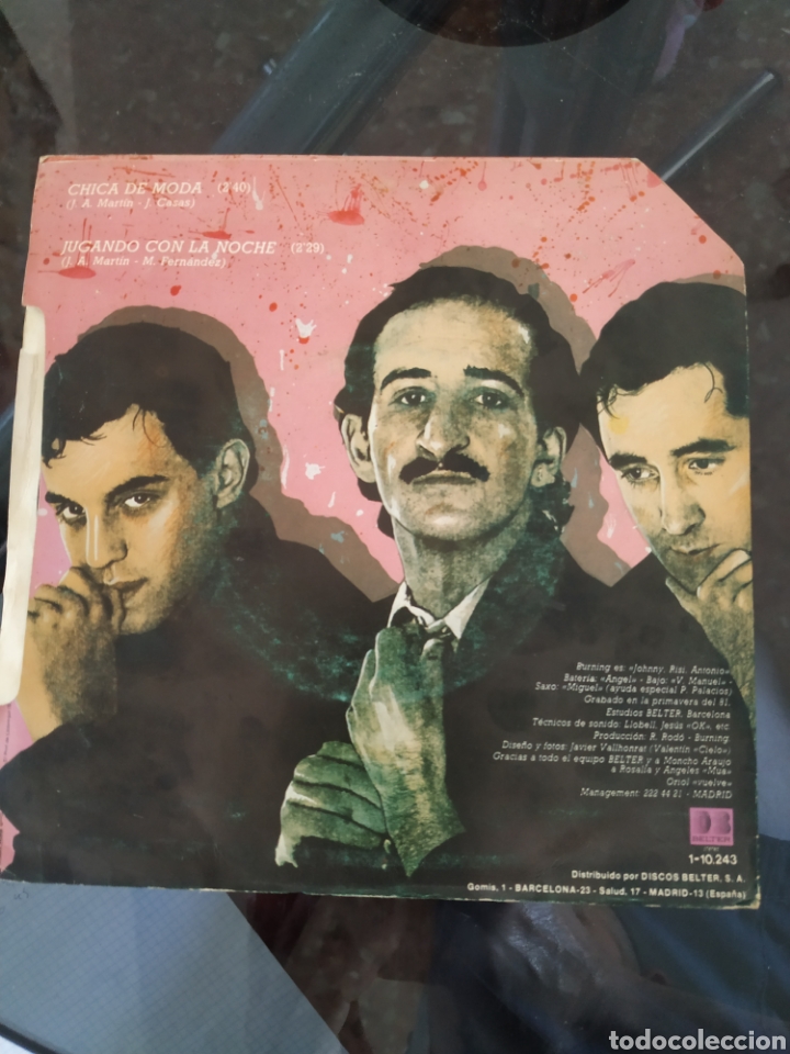 Discos de vinilo: 5 Singles Burning - Foto 8