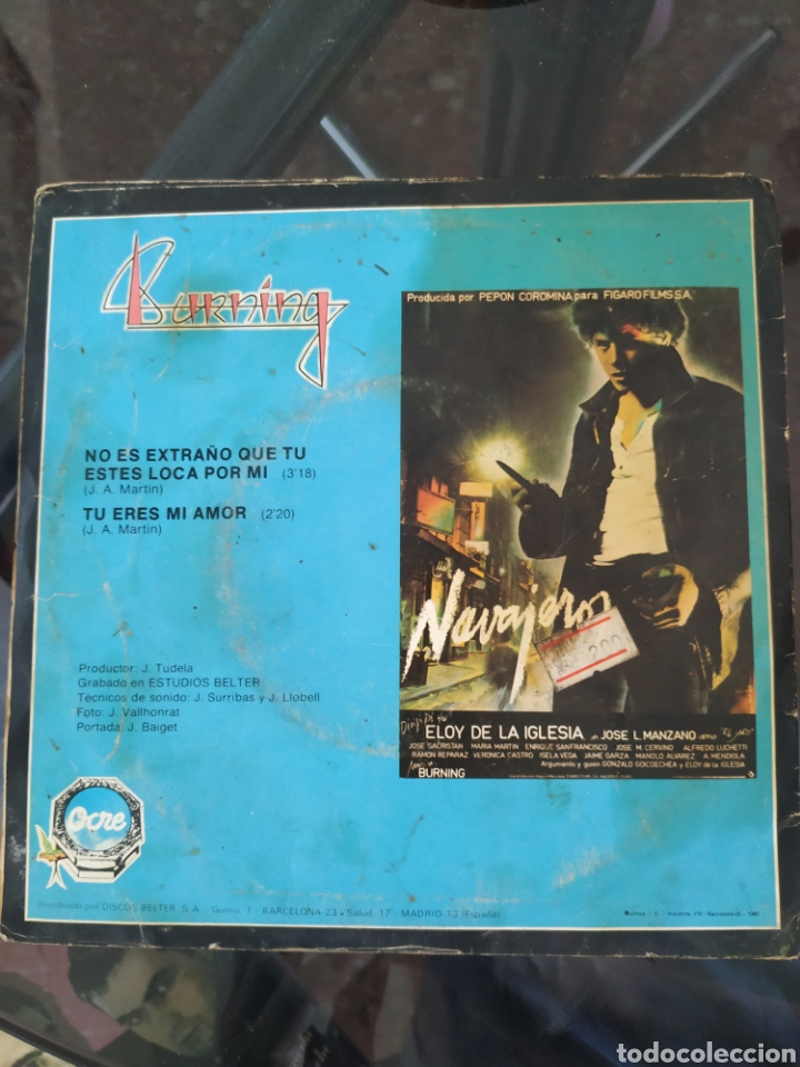 Discos de vinilo: 5 Singles Burning - Foto 10