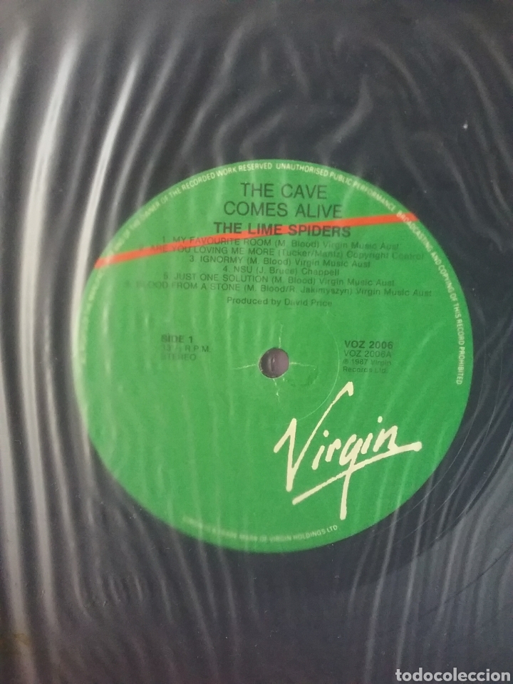 Discos de vinilo: LIME SPIDERS Australianos Virgin 1987 - Foto 4