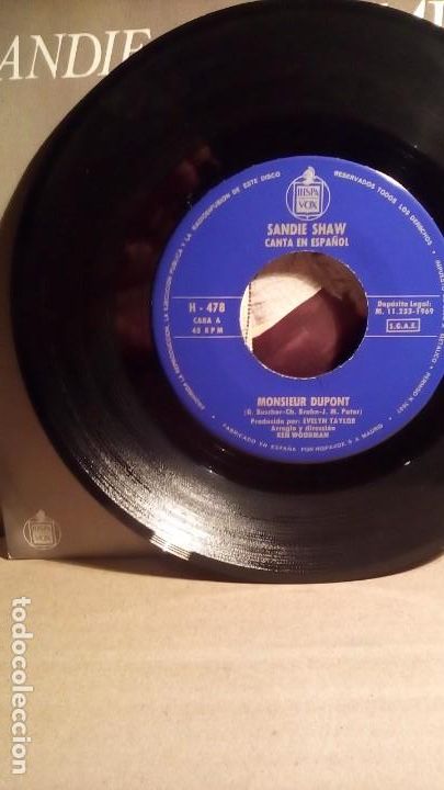 Discos de vinilo: SANDIE SHAW - CANTA EN ESPA&Ntilde;OL . - Foto 2
