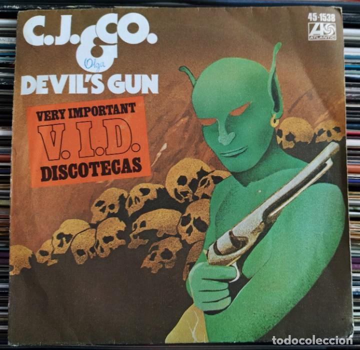 Discos de vinilo: C.J. & CO. - Devils Gun (7&rdquo;, Single) (Atlantic) 45-1538 - Foto 1