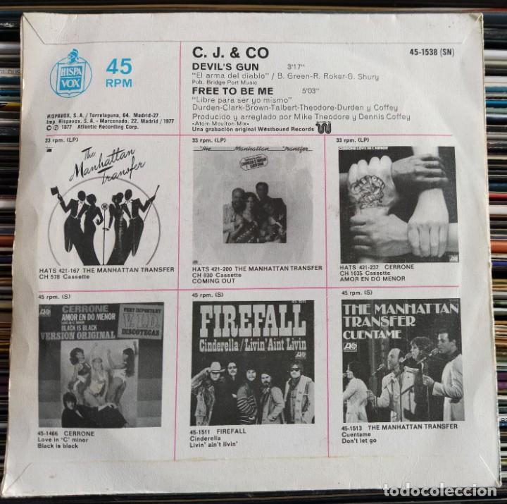 Discos de vinilo: C.J. & CO. - Devils Gun (7&rdquo;, Single) (Atlantic) 45-1538 - Foto 2