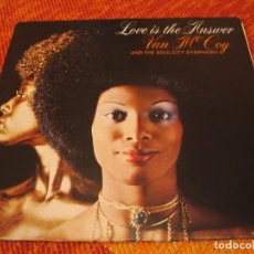 Discos de vinilo: VAN MC COY & THE SOUL CITY SYMPHONY LP LOVE IS THE ANSWER AVCO ORIGINAL ALEMANIA 1974