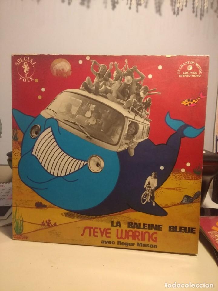 Discos de vinilo: LP STEVE WARING & ROGER MASON : LA BALEINE BLAUE - Foto 1