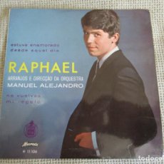 Disques de vinyle: RAPHAEL - ESTUVE ENAMORADO - ALVORADA H 11106 . PORTUGAL. Lote 208571745