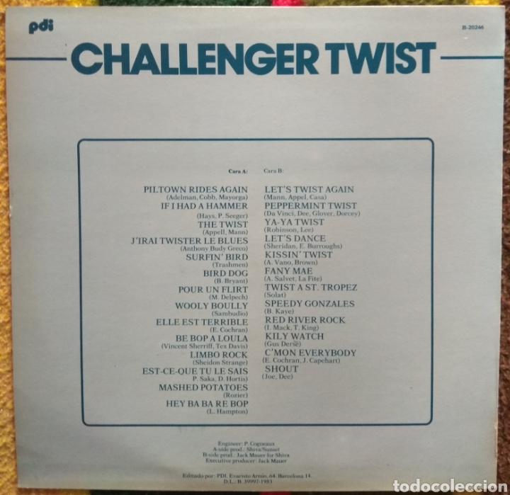 Discos de vinilo: Challenger Twist&nbsp;&lrm;&ndash;&nbsp;Various - Foto 2